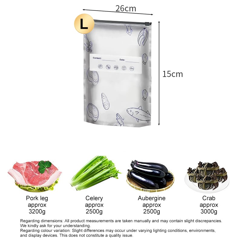 🥦Reusable Aluminum Foil Sealable Storage Bags 🍗– Durable, Leakproof & Reusable for Everyday Use 🌿