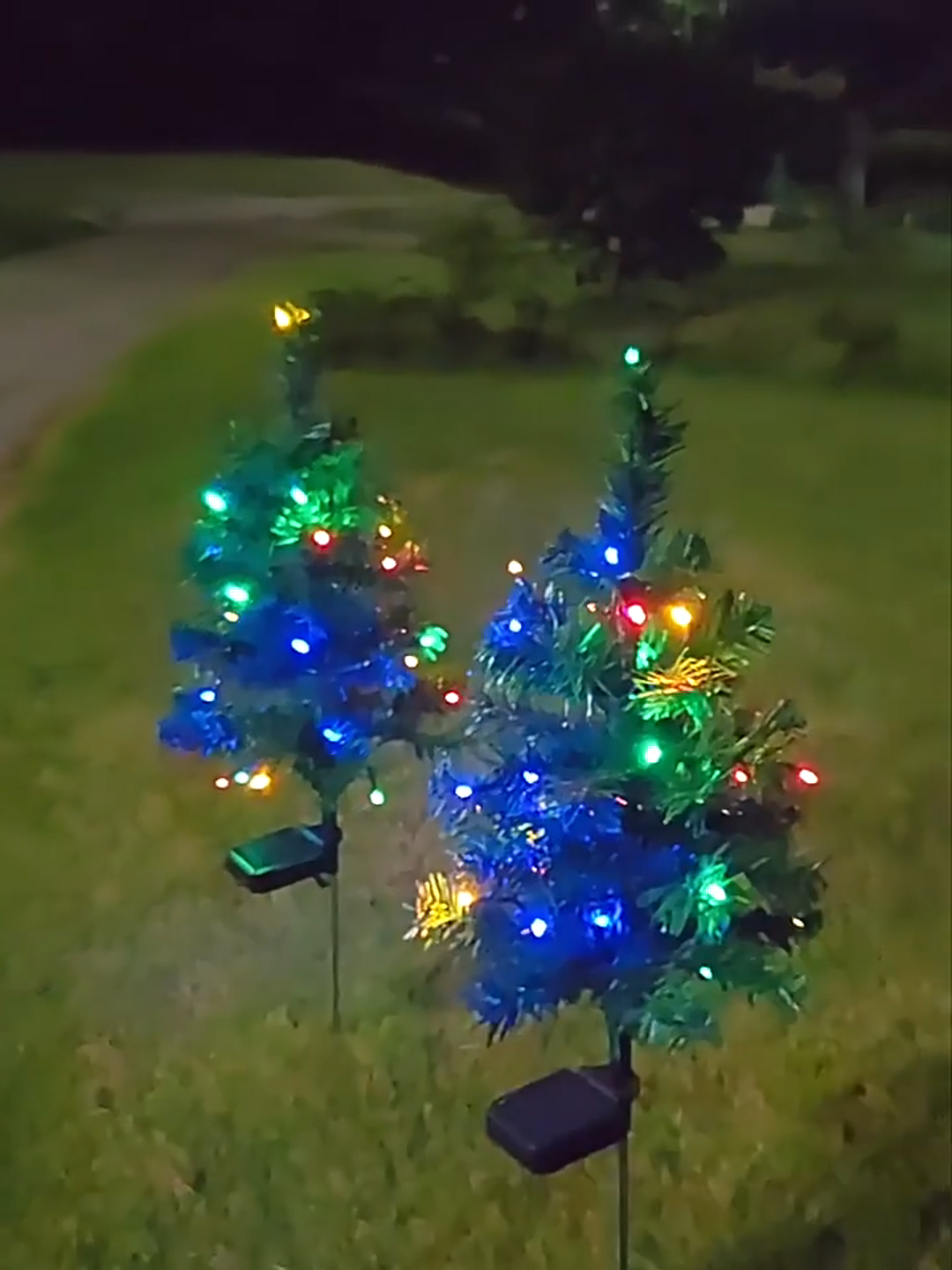🎄 Solar Christmas Tree Lights – Buy One Get One Free (2 Pack)! Light Up Your Holiday Magic!
