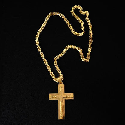 Elegant Cross Pendant Necklace