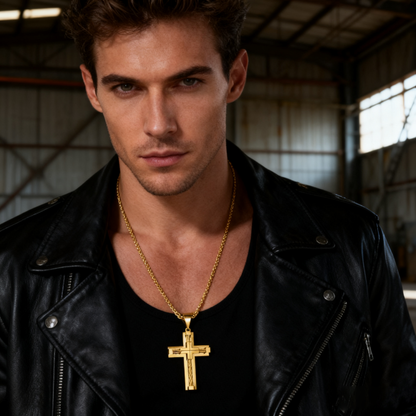 Elegant Cross Pendant Necklace