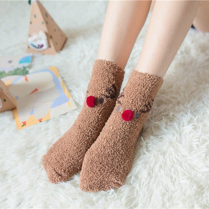 Needtoknit - Limited time offer🔥Cute Christmas Style Thickened Warm Socks