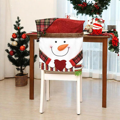 🖤 Black Friday Sale! Cute Christmas Themed Chair Cover🎅