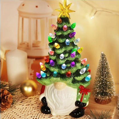 🎄 DIY Lighted Christmas Gnome Tree