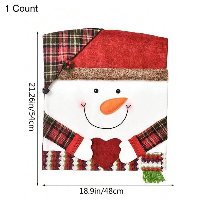 🖤 Black Friday Sale! Cute Christmas Themed Chair Cover🎅