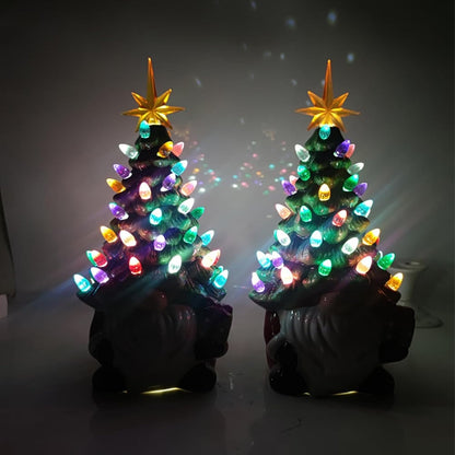 🎄 DIY Lighted Christmas Gnome Tree