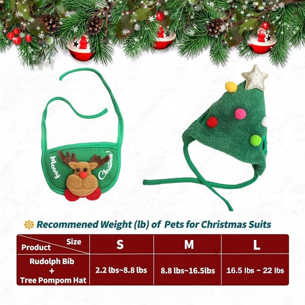 🎄Early Christmas Bird Sale 49% OFF!-Adorable Christmas Tree Pom-Pom Hat