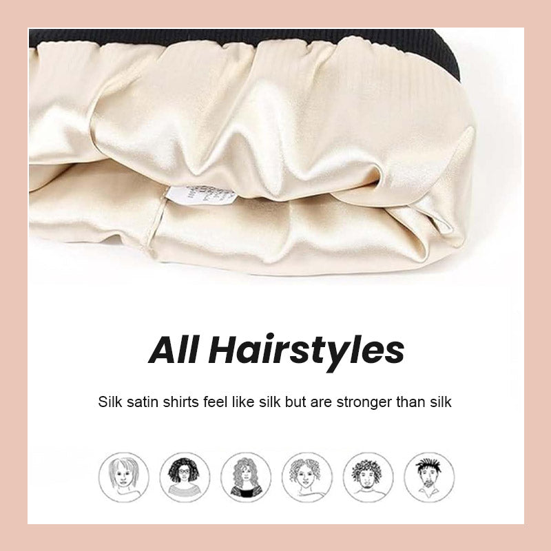 💖Anti-frizz silky satin-lined knit cap