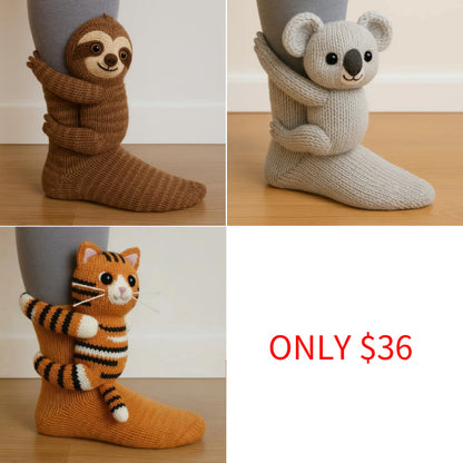 【ONLY $14.99 EACH】🔥HOT SALE🦥3D Animal Socks🧦