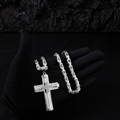 Elegant Cross Pendant Necklace