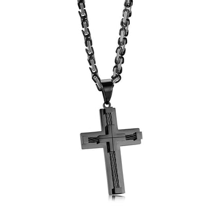Elegant Cross Pendant Necklace