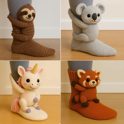 【ONLY $14.99 EACH】🔥HOT SALE🦥3D Animal Socks🧦