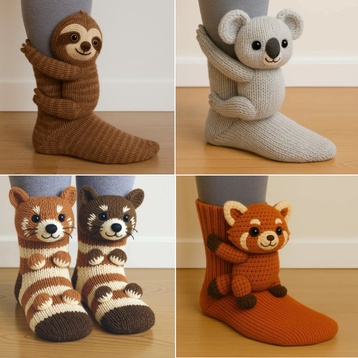 【ONLY $14.99 EACH】🔥HOT SALE🦥3D Animal Socks🧦
