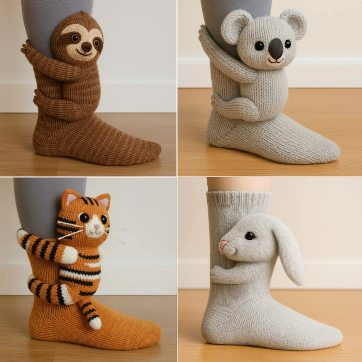 【ONLY $14.99 EACH】🔥HOT SALE🦥3D Animal Socks🧦