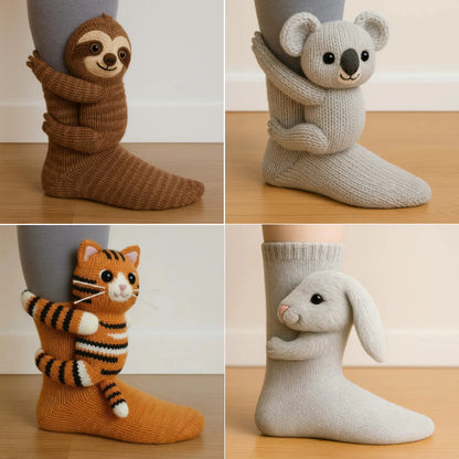 【ONLY $14.99 EACH】🔥HOT SALE🦥3D Animal Socks🧦