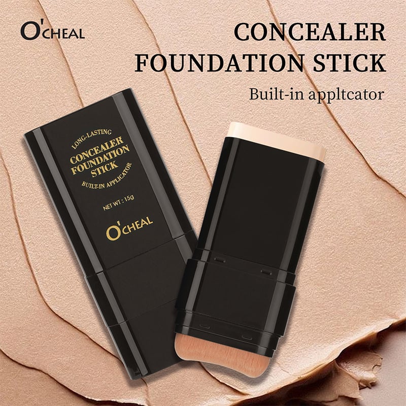💥Buy 1 Get 1 Free🎁 Dual-Ended Foundation Stick – Long-Lasting Concealer & Highlighter for a Flawless Look