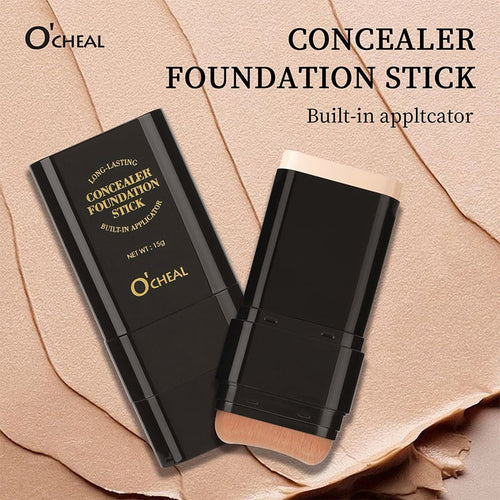 💥Buy 1 Get 1 Free🎁 Dual-Ended Foundation Stick – Long-Lasting Concealer & Highlighter for a Flawless Look