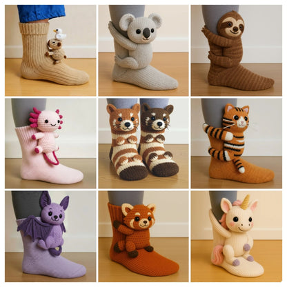 【ONLY $14.99 EACH】🔥HOT SALE🦥3D Animal Socks🧦