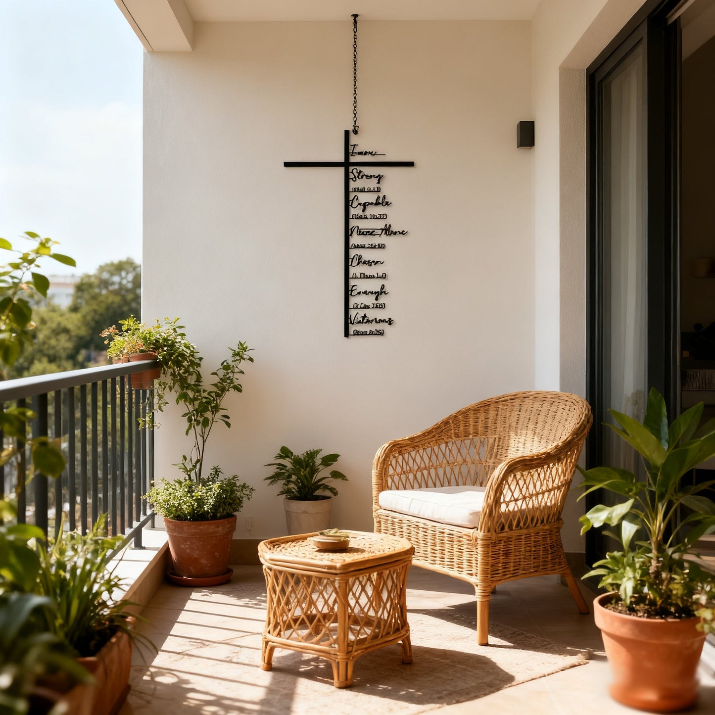 🏆 32K+ SOLD! 🕊️✝️ Elegant Metal Cross Wall Art – Scripture-Inspired Design for Peaceful Living Spaces 🌸