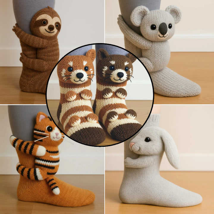 【ONLY $14.99 EACH】🔥HOT SALE🦥3D Animal Socks🧦
