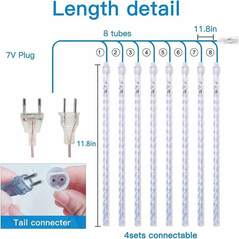 🎄Christmas Pre Sale🎄Snow Fall LED Lights🔥BUY 2 GET 1 FREE