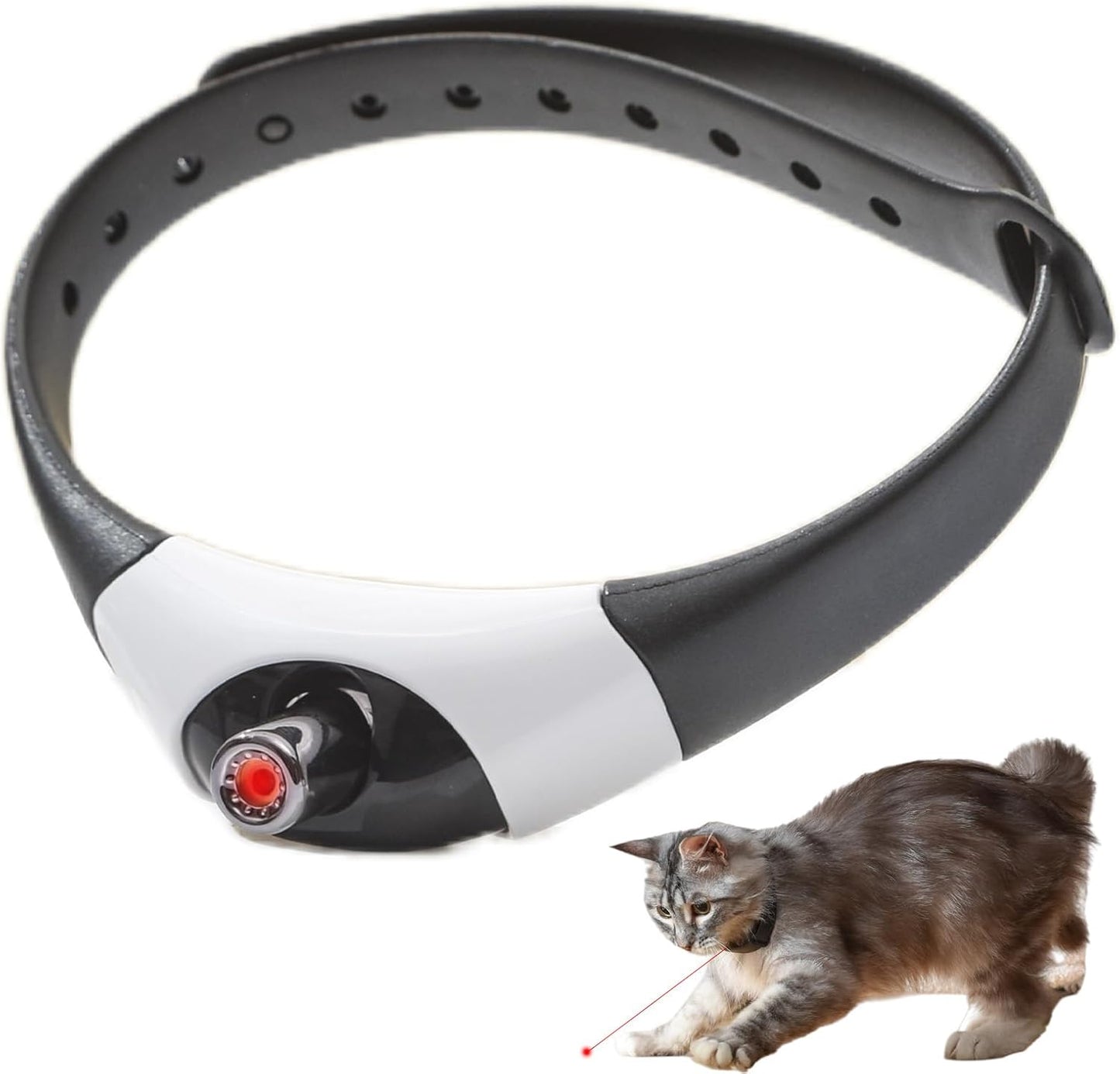 🐾 Automatic Cat Laser Collar – Hands-Free Fun for Curious Cats!