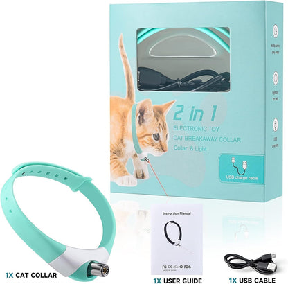 🐾 Automatic Cat Laser Collar – Hands-Free Fun for Curious Cats!