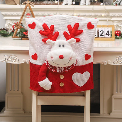 🖤 Black Friday Sale! Cute Christmas Themed Chair Cover🎅