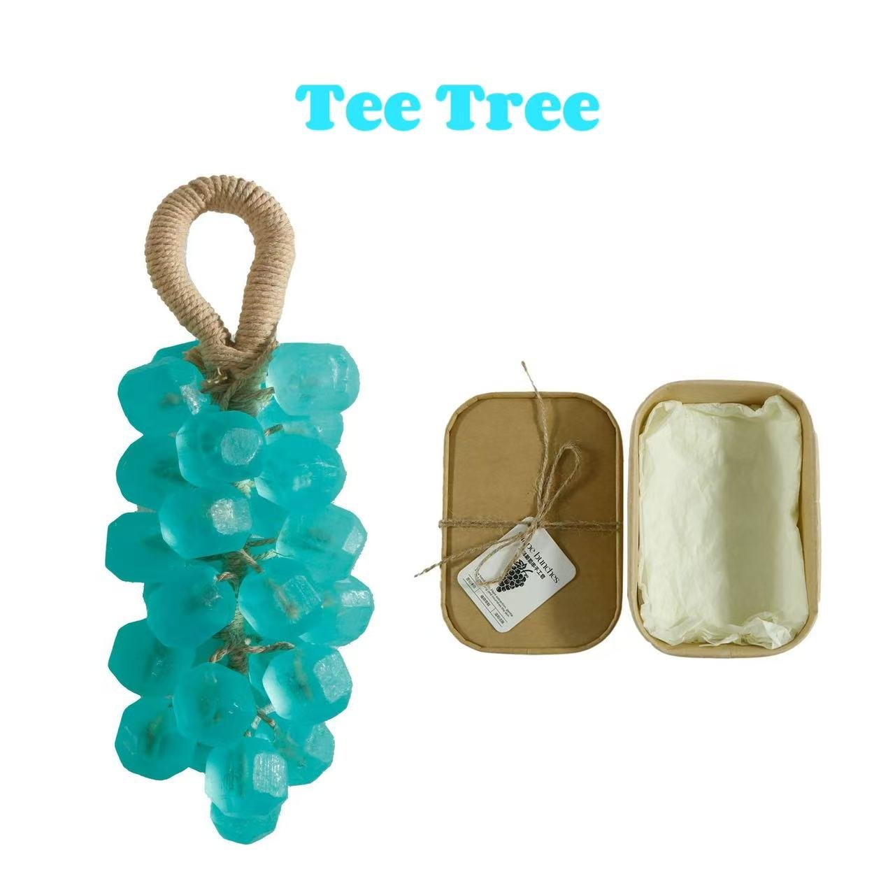 🍇 Personalized Original Handmade Crystal Grape Soap Gentle Cleansing Soap (Single string: 25 pieces)