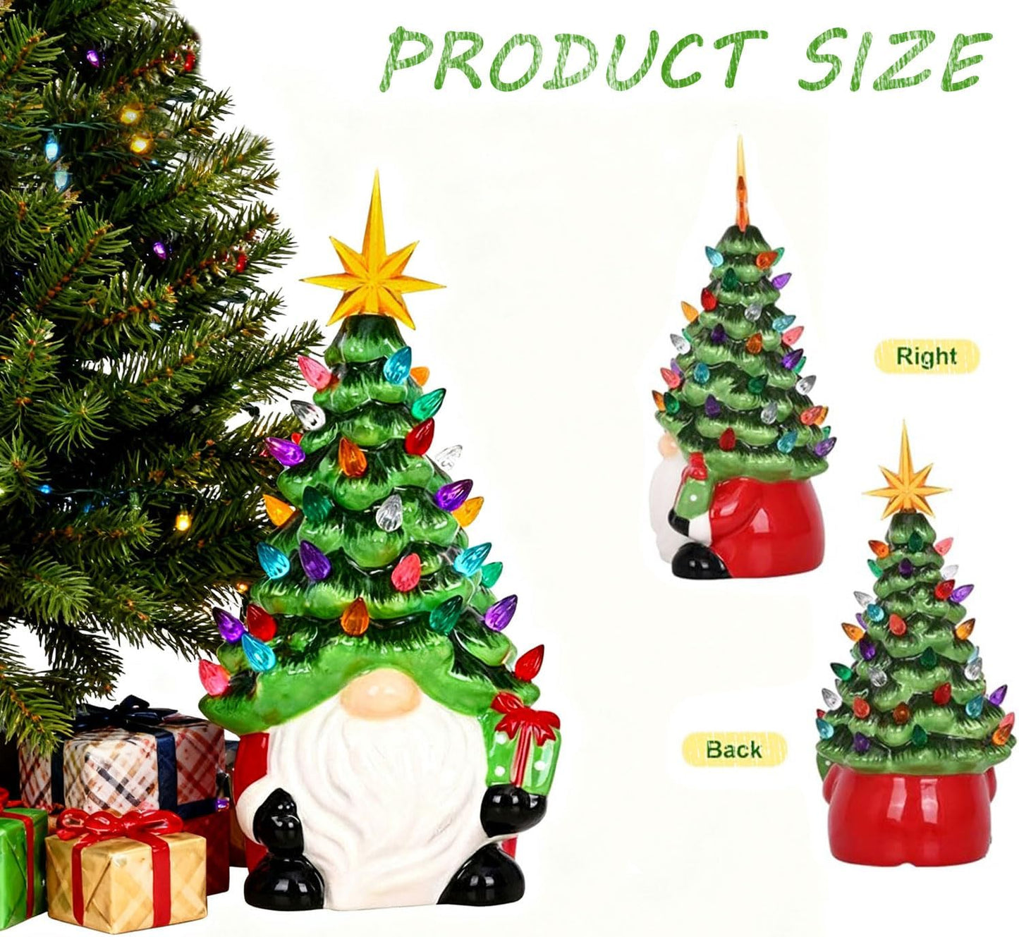 🎄 DIY Lighted Christmas Gnome Tree