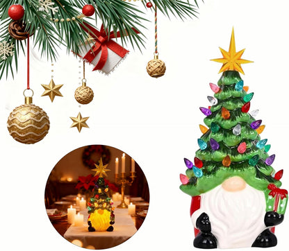 🎄 DIY Lighted Christmas Gnome Tree