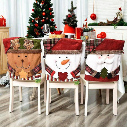 🖤 Black Friday Sale! Cute Christmas Themed Chair Cover🎅