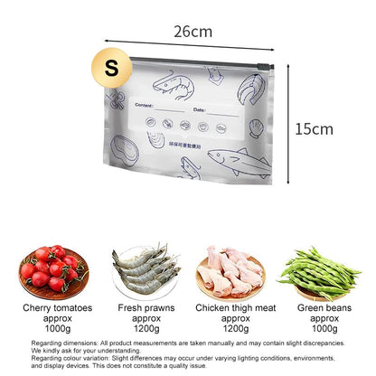 🥦Reusable Aluminum Foil Sealable Storage Bags 🍗– Durable, Leakproof & Reusable for Everyday Use 🌿