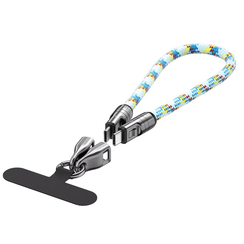 2-in-1 240W Lanyard Charging Cable for USB-C