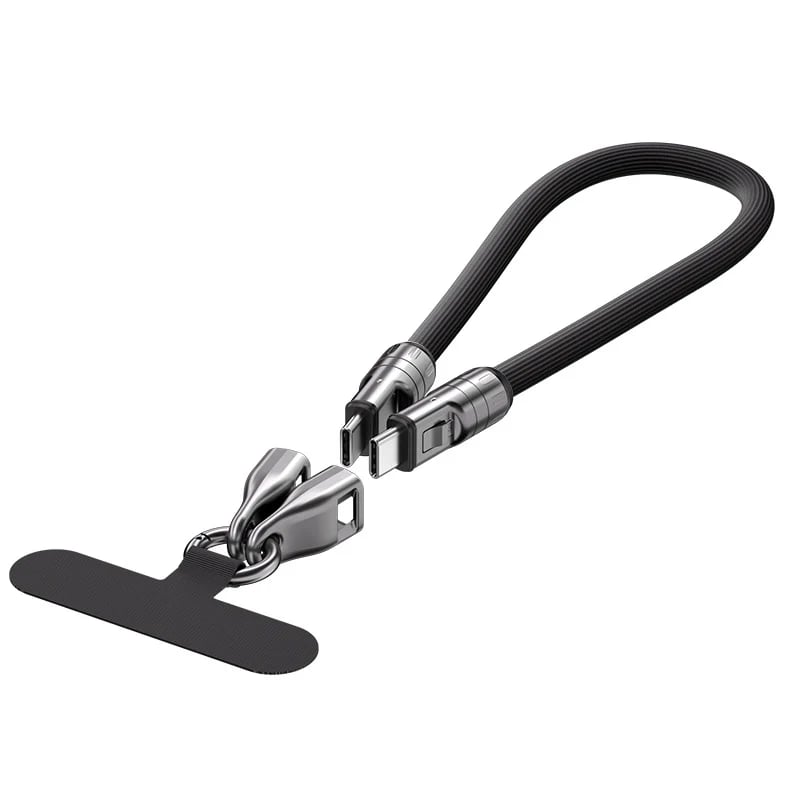 2-in-1 240W Lanyard Charging Cable for USB-C