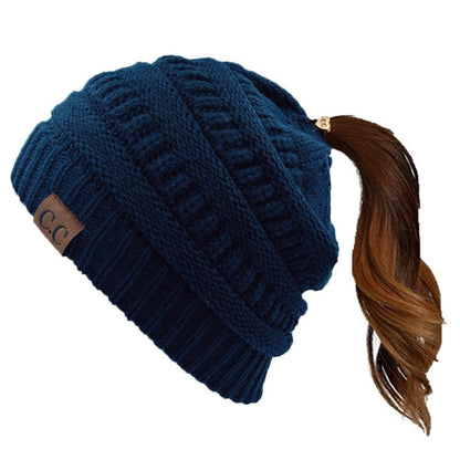 Women's Ponytail Beanie Hat