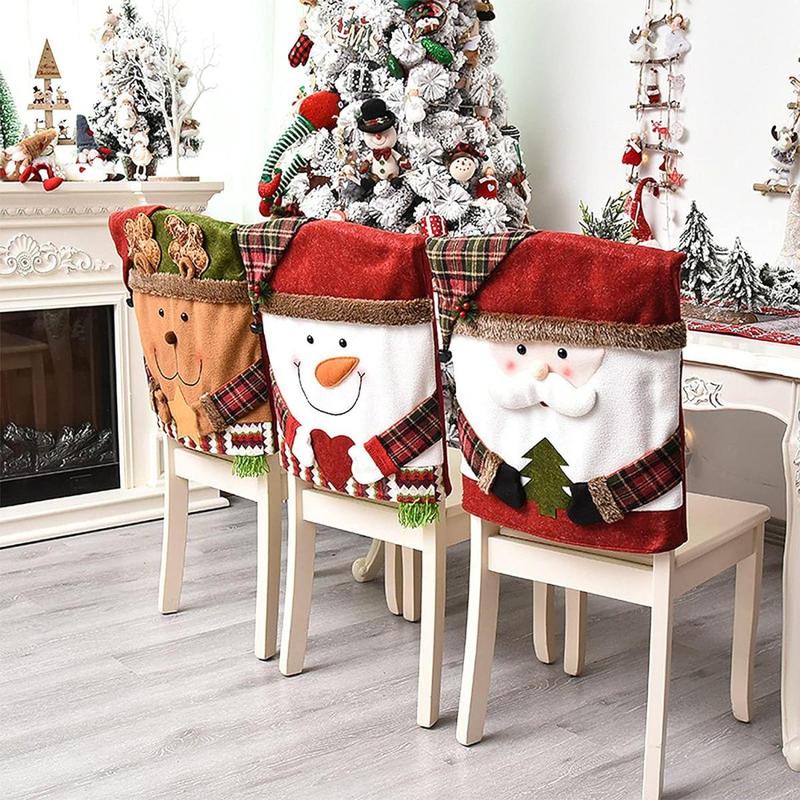 🖤 Black Friday Sale! Cute Christmas Themed Chair Cover🎅
