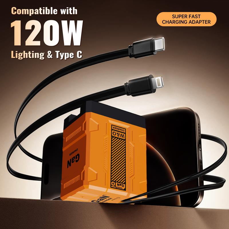 4-in-1 GaN 120W Ultra-Fast Charging Station 🚀⚡