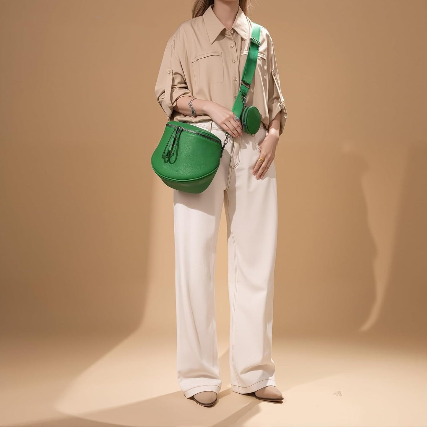 🍂2026 NEW ARRIVAL👜 Large Fanny Pack Crossbody Sling Bags