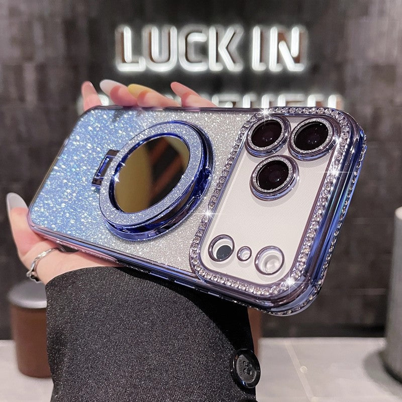 🔥New In Phone Case for iPhone 17 Series - Four Corners Air Cushion Anti-fall Case for iPhone with Invisible Ring Stand