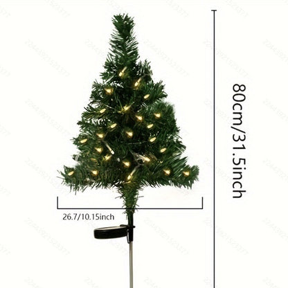 🎄 Solar Christmas Tree Lights – Buy One Get One Free (2 Pack)! Light Up Your Holiday Magic!