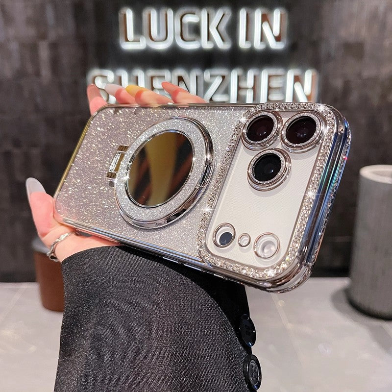 🔥New In Phone Case for iPhone 17 Series - Four Corners Air Cushion Anti-fall Case for iPhone with Invisible Ring Stand