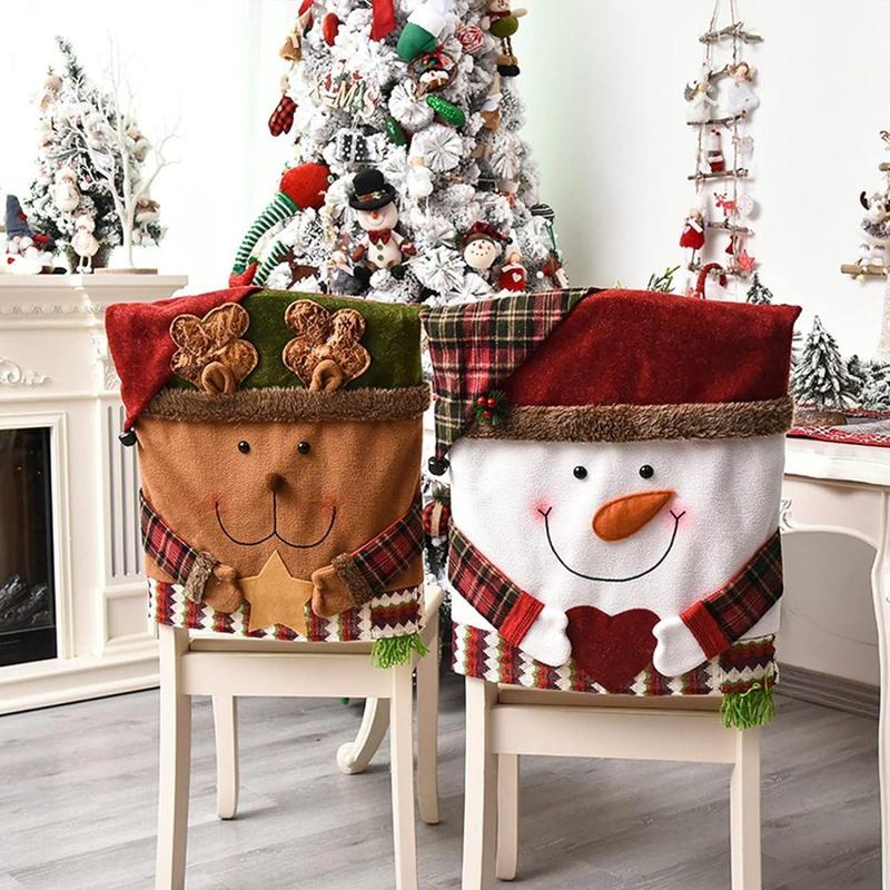 🖤 Black Friday Sale! Cute Christmas Themed Chair Cover🎅
