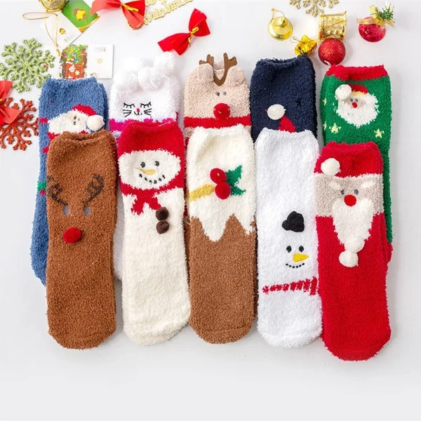 Needtoknit - Limited time offer🔥Cute Christmas Style Thickened Warm Socks