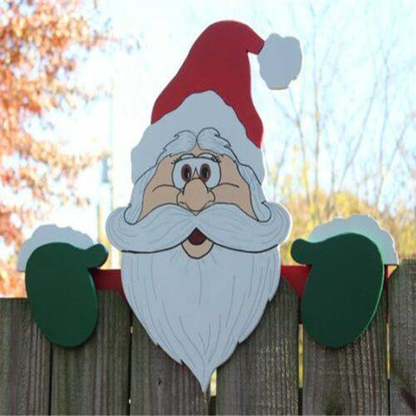 🖤 Black Friday Sale-Only$9.99!! Christmas Fence Peeker Outdoor Decor 🎅