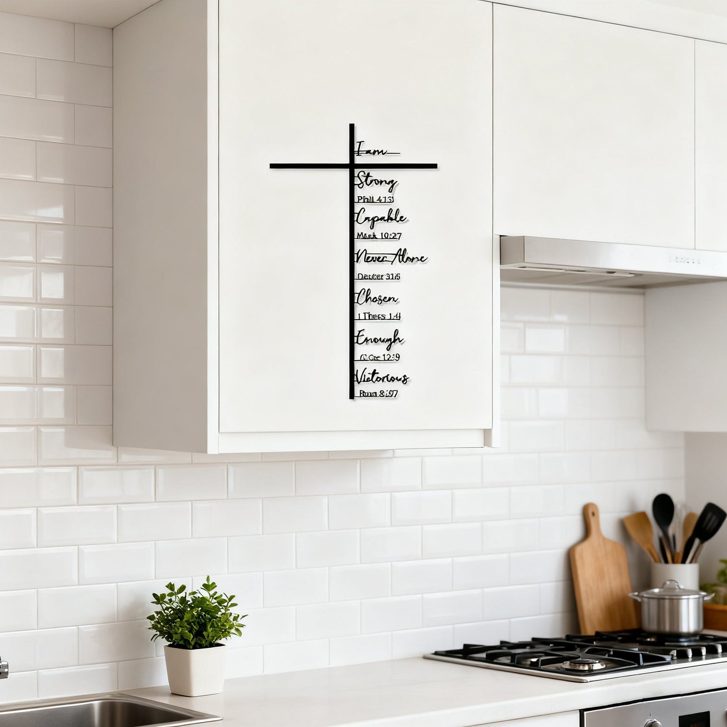 🏆 32K+ SOLD! 🕊️✝️ Elegant Metal Cross Wall Art – Scripture-Inspired Design for Peaceful Living Spaces 🌸