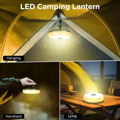 ✨ Portable 4-in-1 Camping Lights – Switchable Warm & Color Lighting for Any Mood!