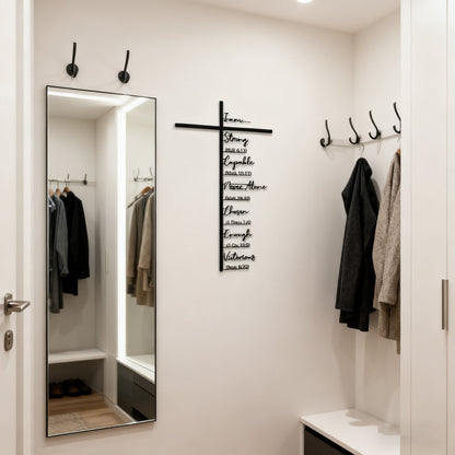 🏆 32K+ SOLD! 🕊️✝️ Elegant Metal Cross Wall Art – Scripture-Inspired Design for Peaceful Living Spaces 🌸