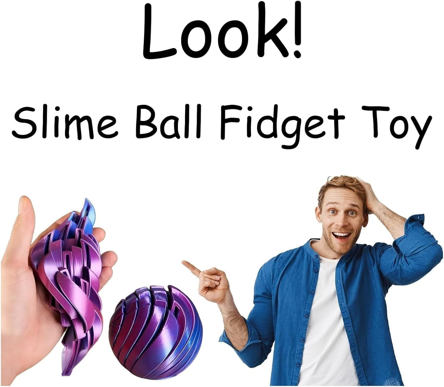 Black Friday Specials🎉3D Printing Slime Ball Fidget Toy👍🎁