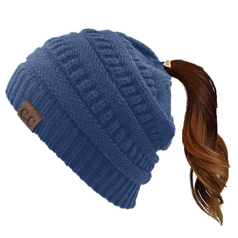Women's Ponytail Beanie Hat