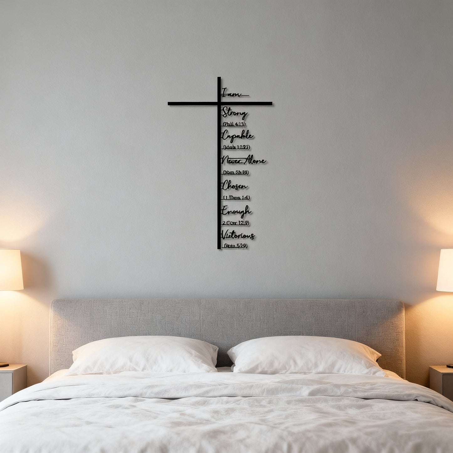 🏆 32K+ SOLD! 🕊️✝️ Elegant Metal Cross Wall Art – Scripture-Inspired Design for Peaceful Living Spaces 🌸